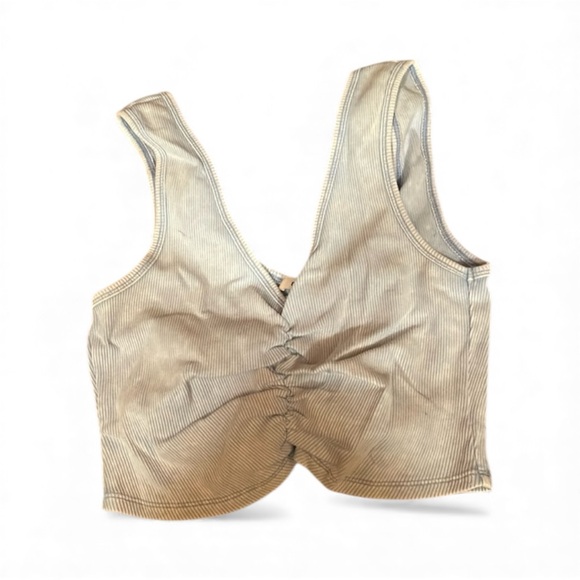 NEW|Sky blue|crop top|Under shirt|Large| - Picture 3 of 7